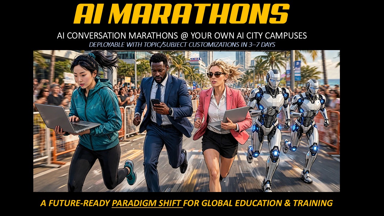 AI Marathons concept slide 1